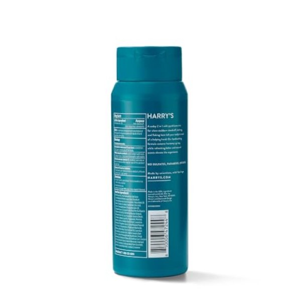 Harry's Extra Strength 2-in-1 Anti Dandruff Shampoo and Conditioner for Men, 2% Pyrithione Zinc, 14 fl oz, 3ct - Image 4