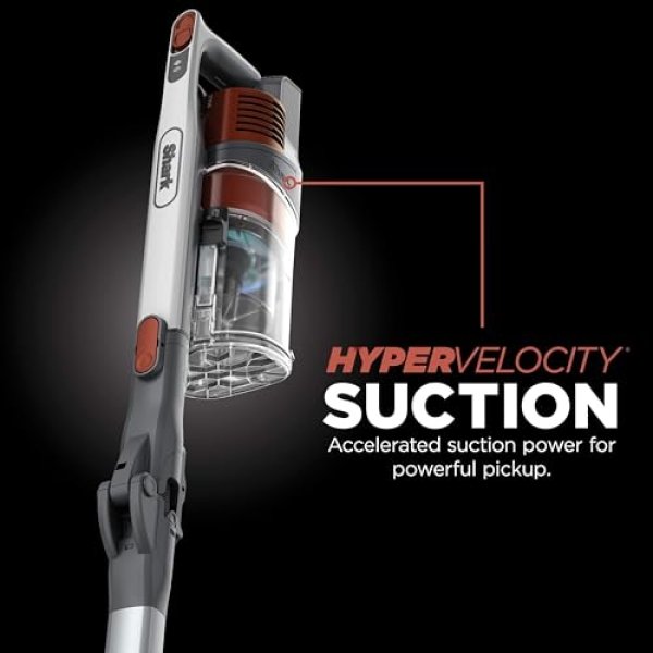 Shark Pet Pro Cordless Stick Vacuum with MultiFLEX, HEPA Filter, Lightweight, Powerful Suction, 40min Runtime, Removable Hand Vacuum, Includes Crevice Tool & Dusting Brush, UZ351H - Image 5