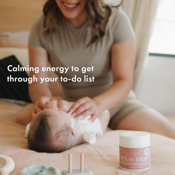 Boobie Relax Mom, Stress Support Supplement | Lactation Approved | Mood and Energy Support with Ashwagandha & L-Theanine, 60 Capsules - Image 6
