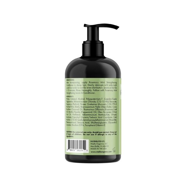 Mielle - Rosemary Mint - Biotin Infused - Encourages Growth Hair Products for Stronger and Healthier Hair - Shampoo & New Conditioner Styling Bundle Set 2 PCS - Image 5