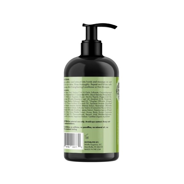 Mielle - Rosemary Mint - Biotin Infused - Encourages Growth Hair Products for Stronger and Healthier Hair - Shampoo & New Conditioner Styling Bundle Set 2 PCS - Image 8