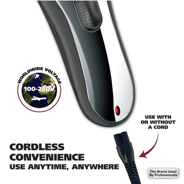 Wahl Clipper Rechargeable Cord/Cordless Haircutting & Trimming Kit for Heads, Longer Beards, & All Body Grooming - Model 79434 - Image 8