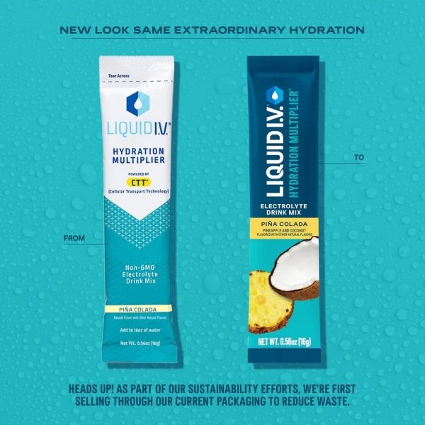 Liquid I.V.® Hydration Multiplier - Pina Colada | Electrolyte Powder Drink Mix | 1 Pack (16 Servings) - Image 5