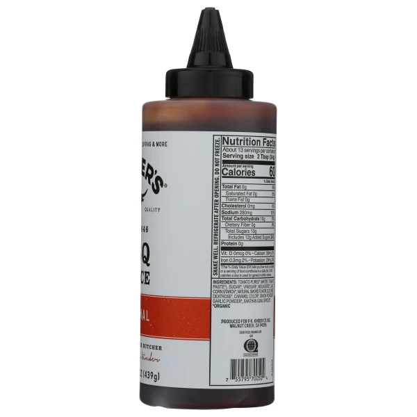 KINDERS Organic Mild BBQ Sauce 15.5oz, 15.5 OZ - Image 5