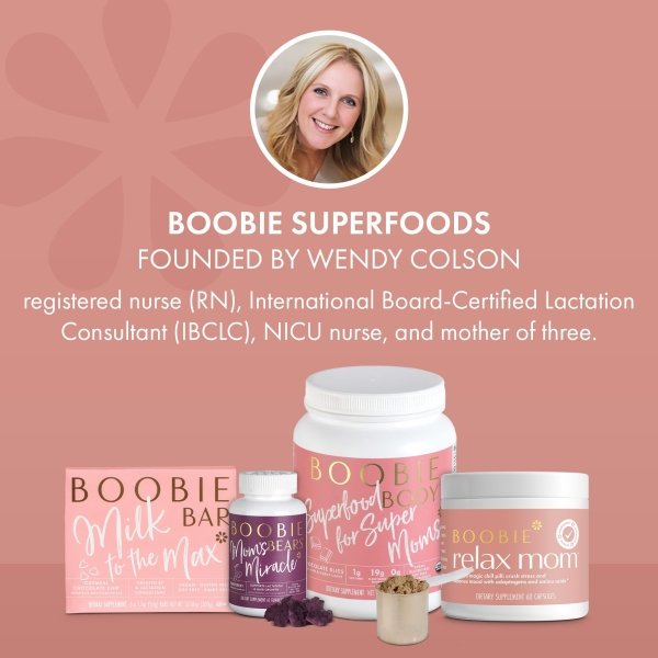 Boobie Relax Mom, Stress Support Supplement | Lactation Approved | Mood and Energy Support with Ashwagandha & L-Theanine, 60 Capsules - Image 2
