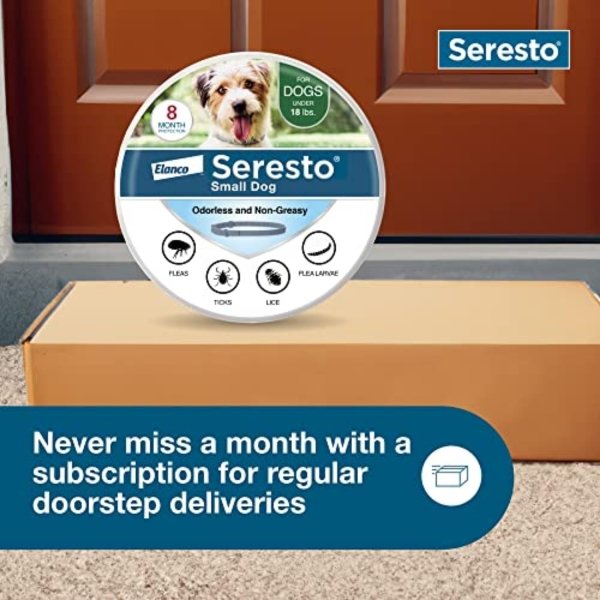 Seresto Small Dog Vet-Recommended Flea & Tick Treatment & Prevention Collar for Dogs Under 18 lbs. | 8 Months Protection - Image 3