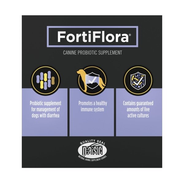 Purina Pro Plan Veterinary Supplements FortiFlora Dog Probiotic Supplement, Canine Nutritional Supplement - 30 Ct. Box - Image 5
