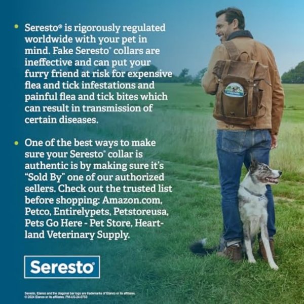 Seresto Small Dog Vet-Recommended Flea & Tick Treatment & Prevention Collar for Dogs Under 18 lbs. | 8 Months Protection - Image 4