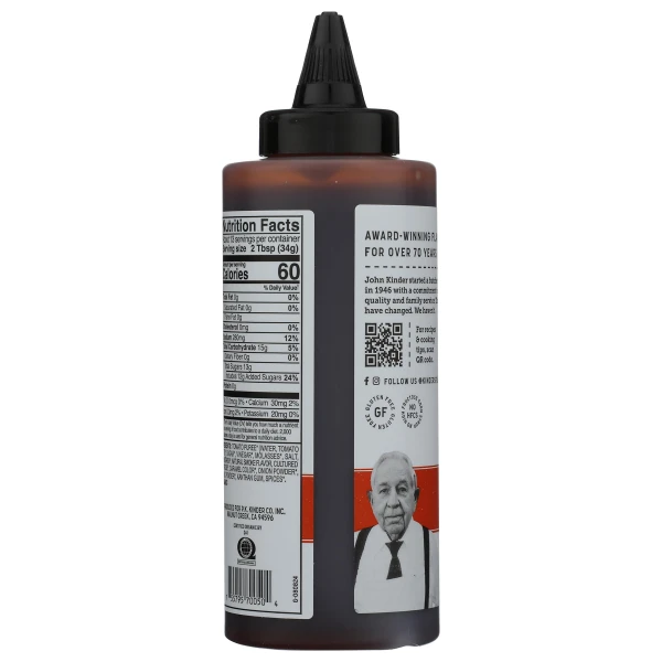 KINDERS Organic Mild BBQ Sauce 15.5oz, 15.5 OZ - Image 9