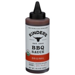 KINDERS Organic Mild BBQ Sauce 15.5oz, 15.5 OZ