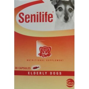 SEGMINISMART CEVA Animal Health D59010B Senilife Nutritional Supplement for Elderly Dogs- 30 capsules/ box