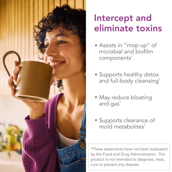 Biocidin G.I. Detox+ Activated Charcoal Binder & Zeolite Detox Supplements with Silica - Helps Bind & Clear Toxins - Supports Full Body Cleansing and May Reduce Bloating (60 Capsules) - Image 9