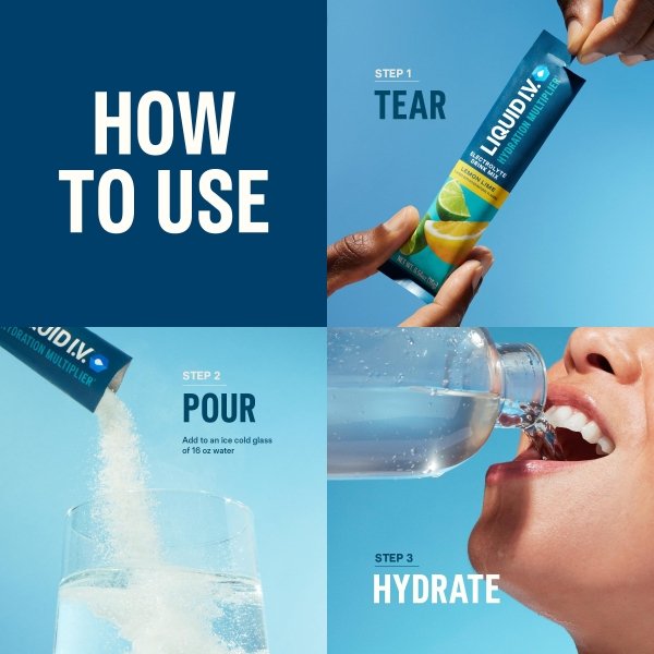 Liquid I.V.® Hydration Multiplier - Pina Colada | Electrolyte Powder Drink Mix | 1 Pack (16 Servings) - Image 3