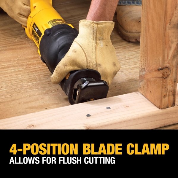 DEWALT 20V MAX Reciprocating Saw, 3,000 Strokes Per Minute, Variable Speed Trigger, Bare Tool Only (DCS380B) - Image 7