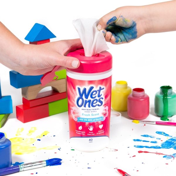Wet Ones Antibacterial Hand Wipes | Travel Wipes Case, 20 ct Travel Size (30 pack) - Image 3