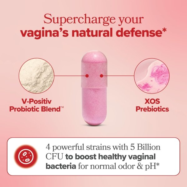 O Positiv URO Vaginal Probiotics for Women pH Balance with Prebiotics & Lactobacillus Probiotic Blend - Vaginal Health Supplement - Promote Healthy Vaginal Odor & Vaginal Flora, 60 Count (Pack of 1) - Image 7