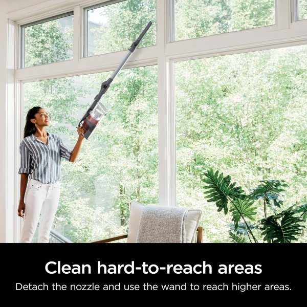 Shark Pet Pro Cordless Stick Vacuum with MultiFLEX, HEPA Filter, Lightweight, Powerful Suction, 40min Runtime, Removable Hand Vacuum, Includes Crevice Tool & Dusting Brush, UZ351H - Image 9