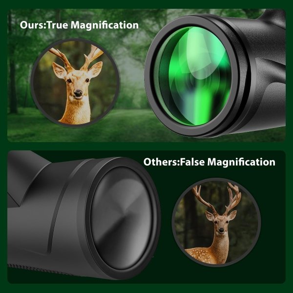 Monocular Telescope 80 x 100 High Powered Monoculars for Adults with Tripod, Monocular for Smartphone Suitable for Bird Watching Larger Vision Monoculars for Adults with BAK4 Prism & FMC Lens - Image 3
